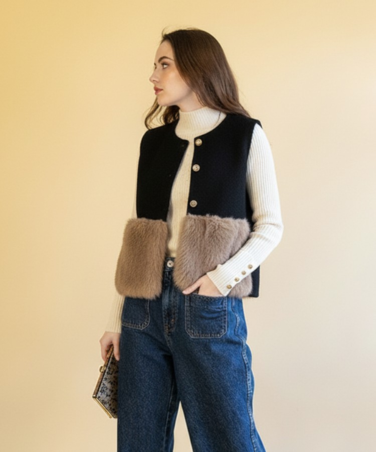 コントラストファーミックスベスト