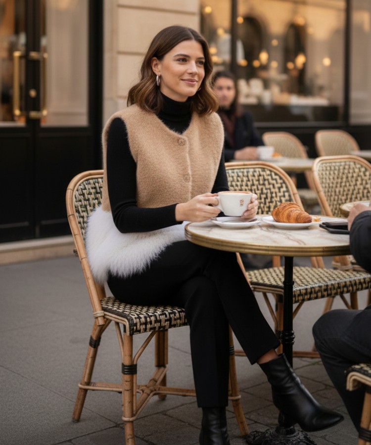 コントラストファーミックスベスト