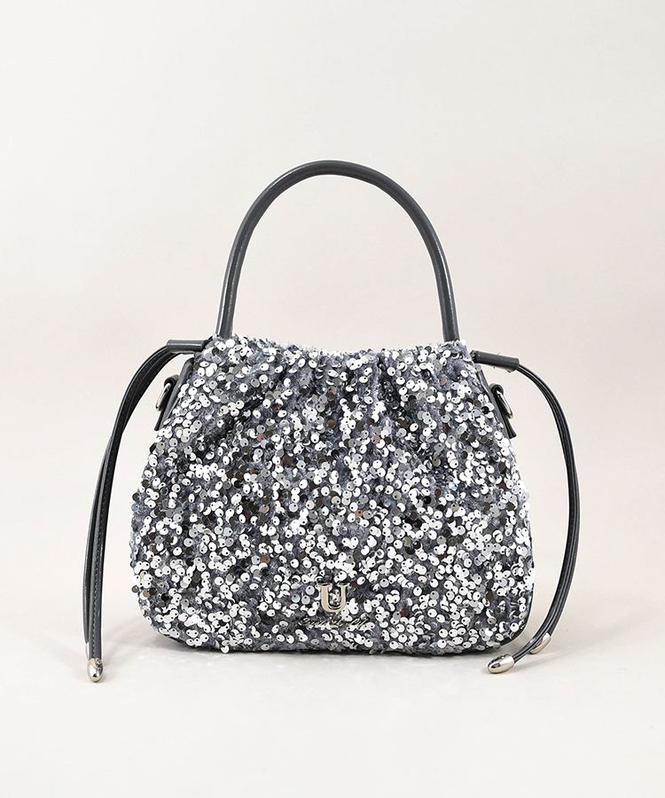 Paillette【パイエット】ベルベットドロストバッグ