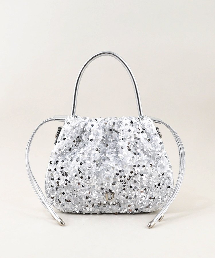 Paillette【パイエット】ベルベットドロストバッグ