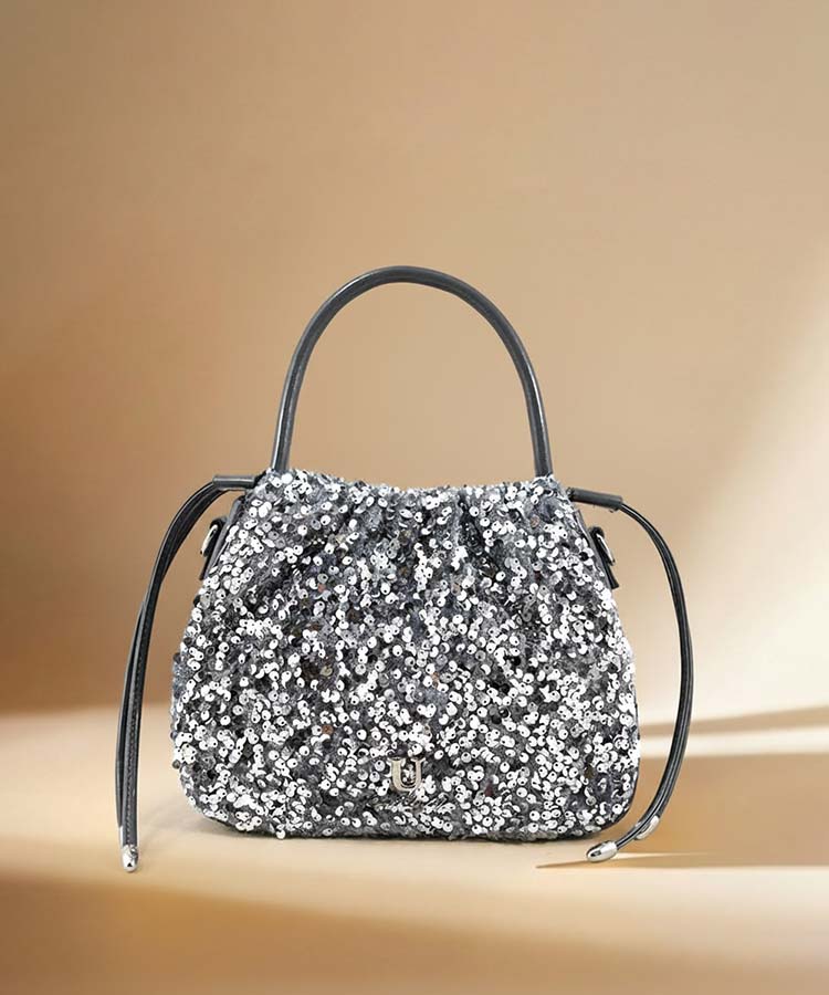 Paillette【パイエット】ベルベットドロストバッグ