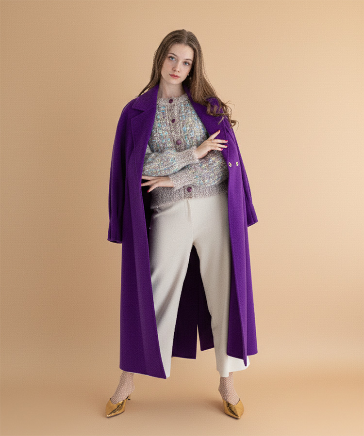 ウールロングコート