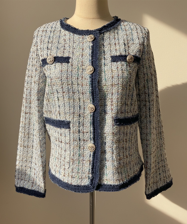 【U】モダンヴィンテージツイードジャケット