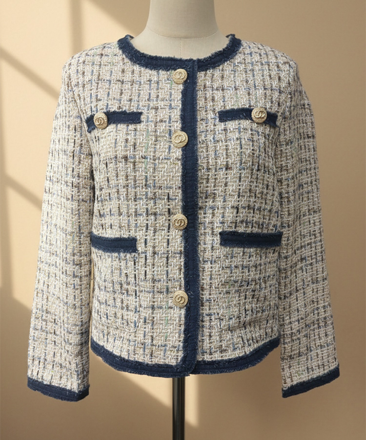 【U】モダンヴィンテージツイードジャケット