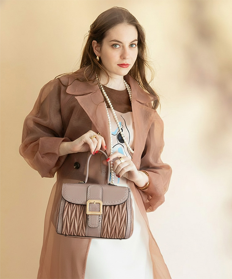 Mou【ムー】フラップワンハンドルバッグ