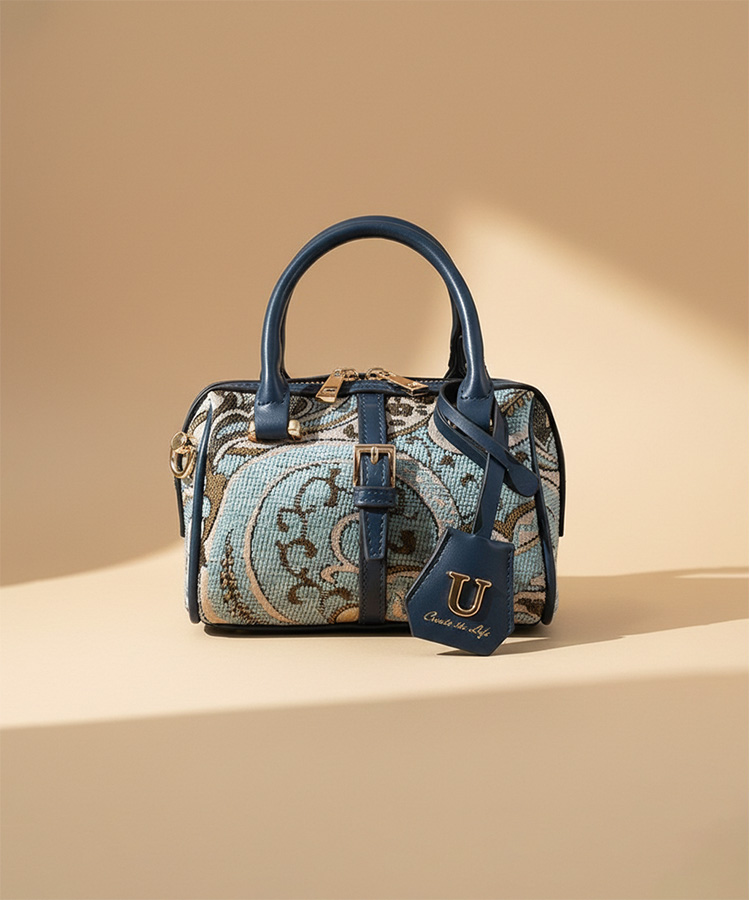 ペイズリーJulia Petit【ジュリア プティ】ボストンバッグ