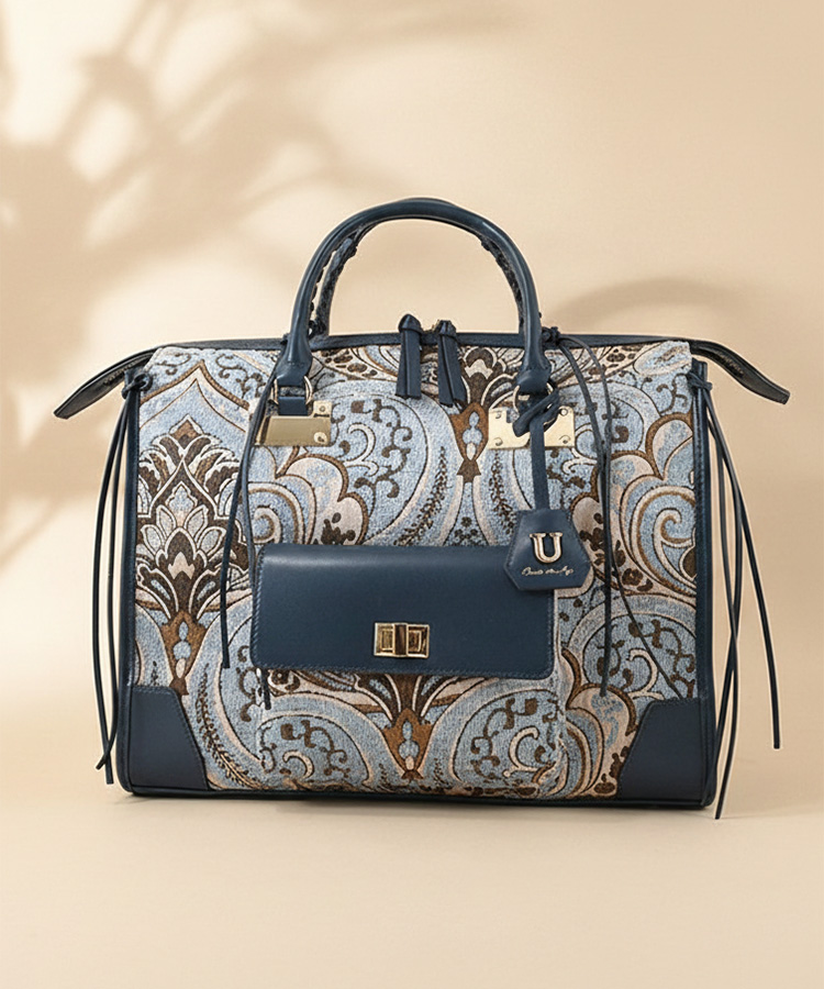 【2月中旬入荷予定】Boho Paisley Parisien【ボホ・ペイズリー　パリジャン】ボストンＬサイズ