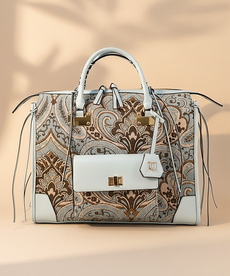 【2月中旬入荷予定】Boho Paisley Parisien【ボホ・ペイズリー　パリジャン】ボストンＬサイズ