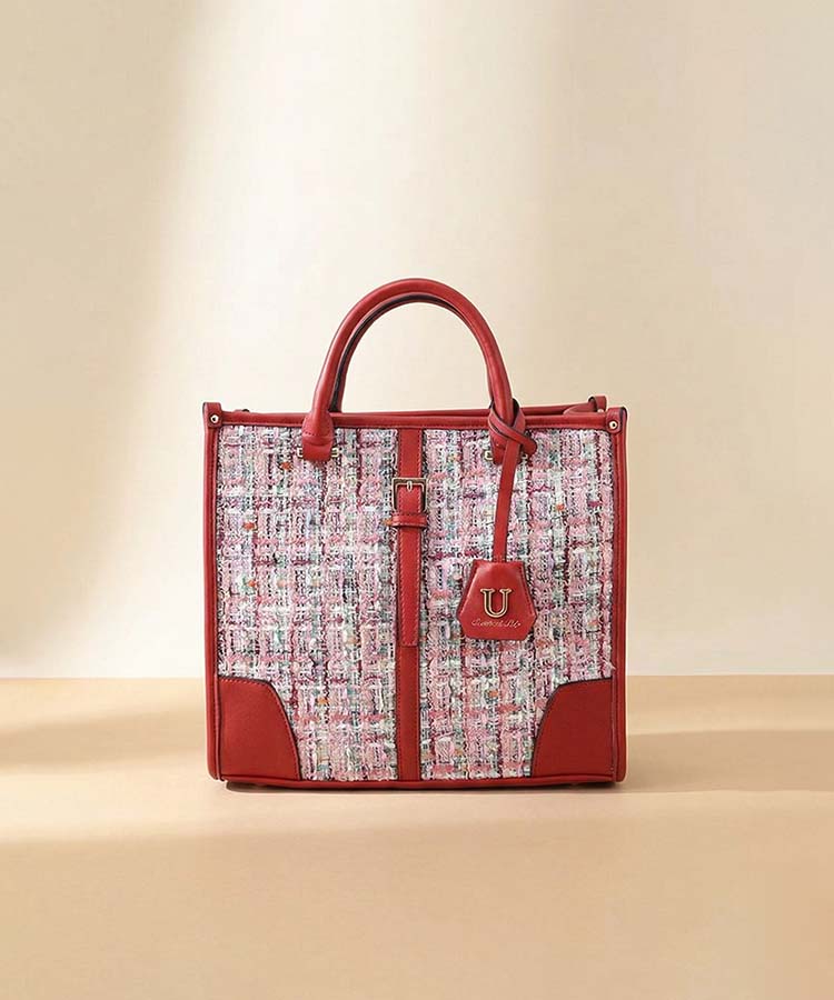 ツイードJuliangle【ジュリアングル】トートバッグ／Mサイズ