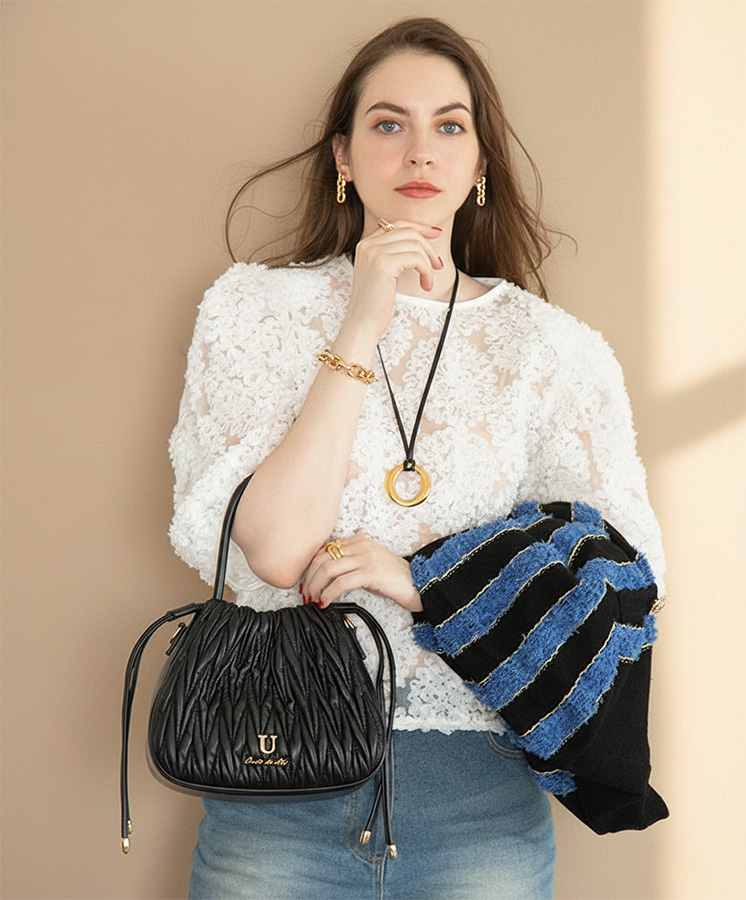 Mou【ムー】ドロストバッグ