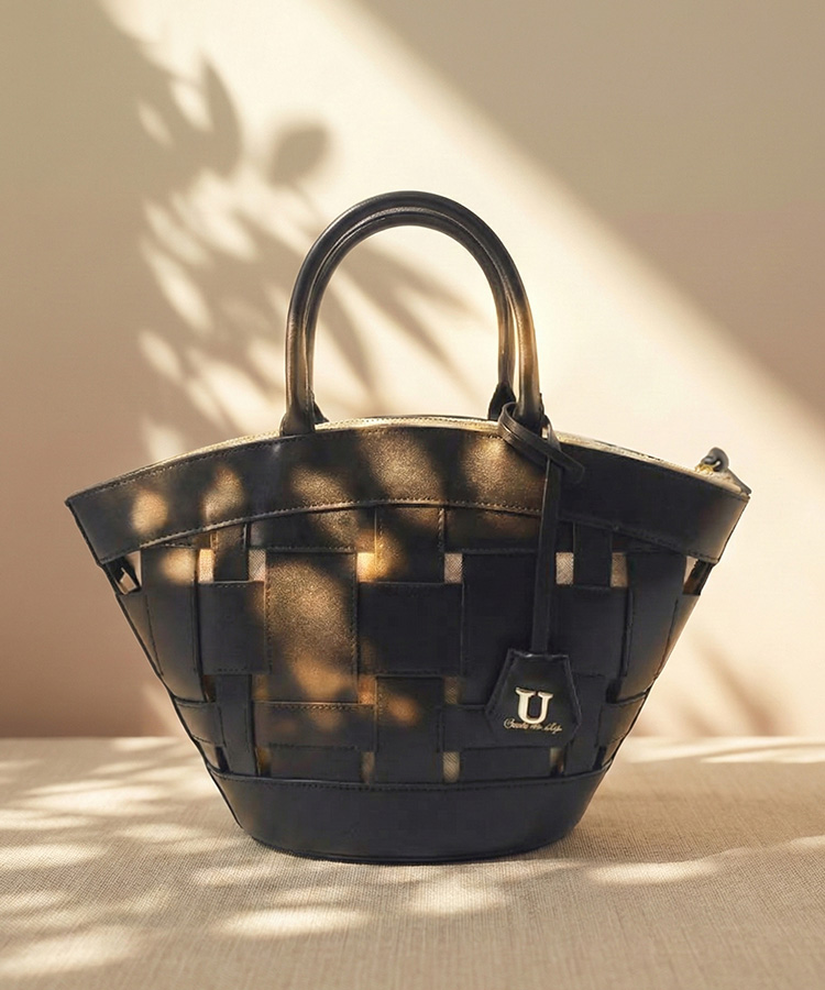 Quadrillage【カドリアージュ】バスケットバッグ