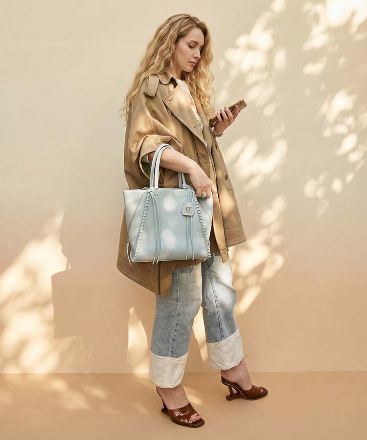 Point sac【ポワン サック】ジッパートートバッグ