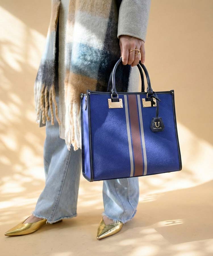 ラインスエードParisien【パリジャン】トートバッグ／Lサイズ