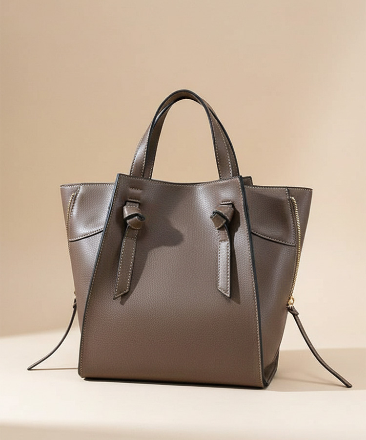 Lier【リエール】ジッパートートバッグ／ショルダー付き【TVドラマ着用】