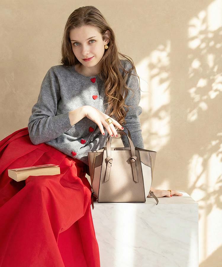 Lier【リエール】ジッパートートバッグ／Sサイズ