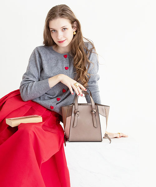 Lier【リエール】ジッパートートバッグ／Sサイズ