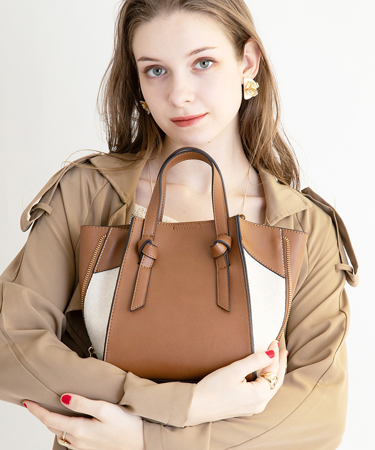 Lier【リエール】ジッパートートバッグ／Sサイズ