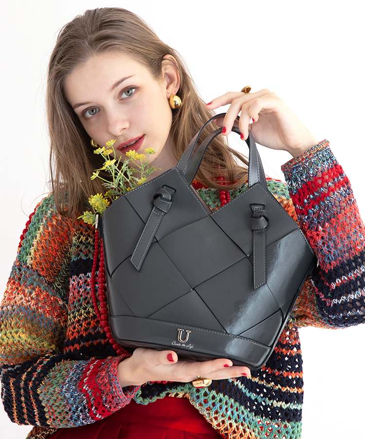 Lier tisser【リエール ティッセ】メッシュトートバッグ/ショルダー付き