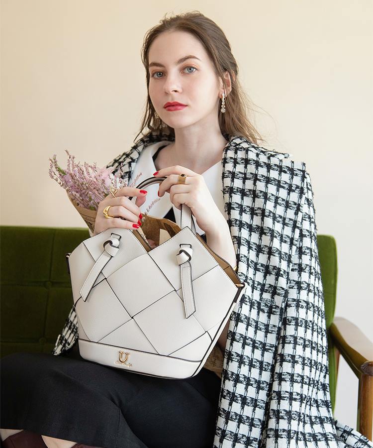 Lier tisser【リエール ティッセ】メッシュトートバッグ／ショルダー付き