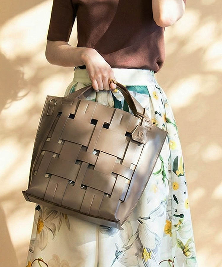 Fenetre【フネートル】メッシュ編みトートバッグ/ショルダー付き