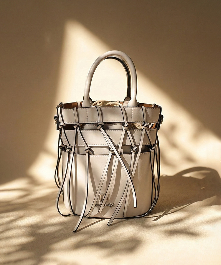 Tresse【トレセ】バスケットバッグ/ ショルダー付き