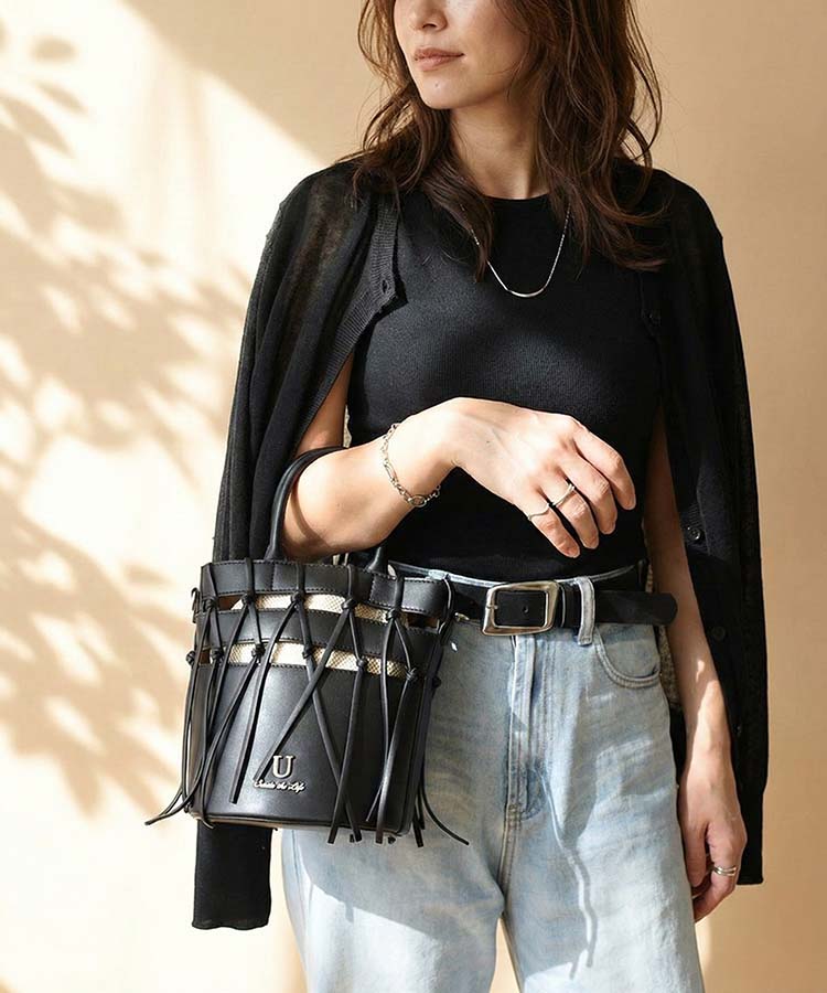 Tresse【トレセ】バスケットバッグ/ ショルダー付き