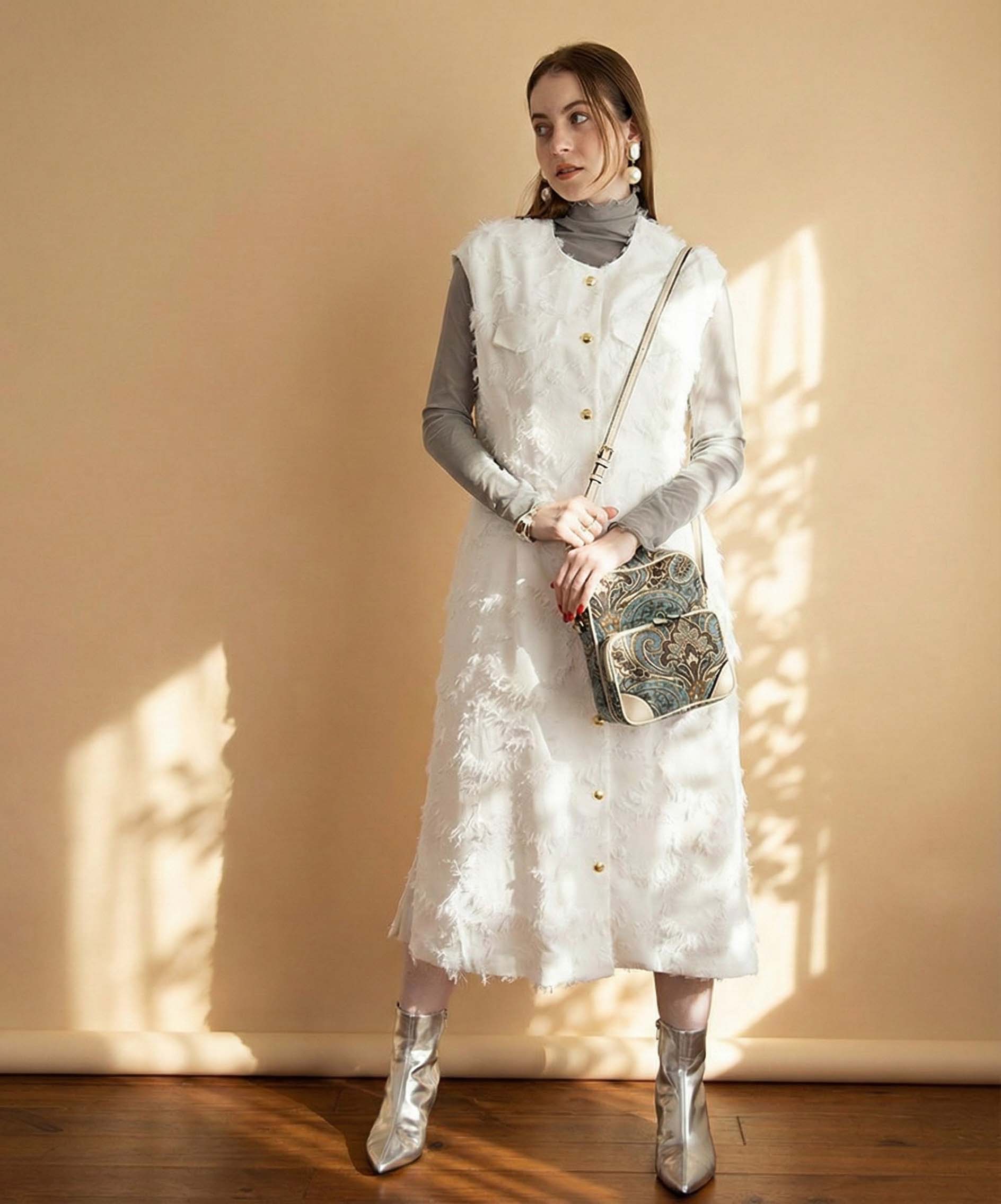 Multi poche【ムルティ ポッシュ】ペイズリーショルダーバッグ