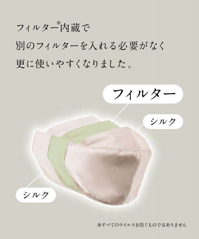 【CELEBMASK No.6】ダイヤモンド型セレブマスク/シルク